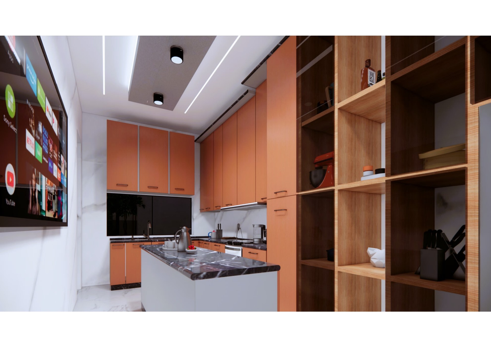 Open Shelving Kitchen