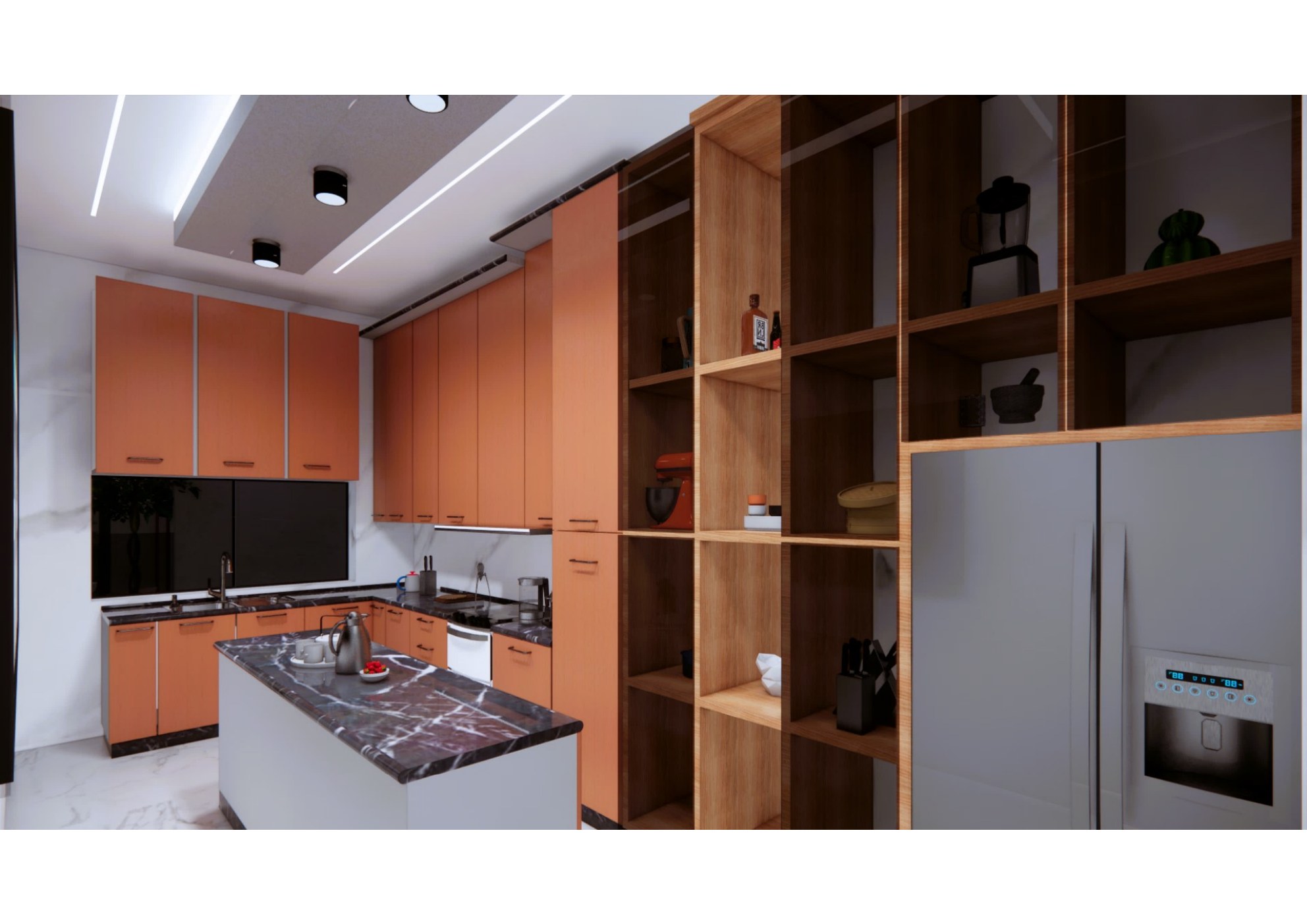 Fridge Storage Kitchen